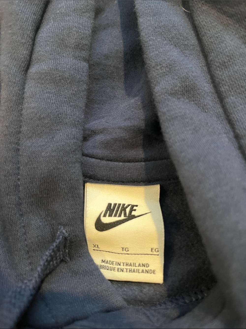 Nike Men’s Navy Hoodie with Red Boston 'B' Logo size XL - Picture 4 of 7